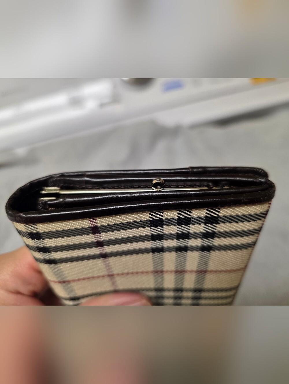 Burberry Nova Check Continential Wallet, Euc, Authentic View 6